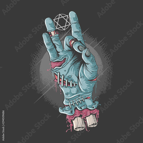 ZOMBIE HAND CHILL ARTWORK