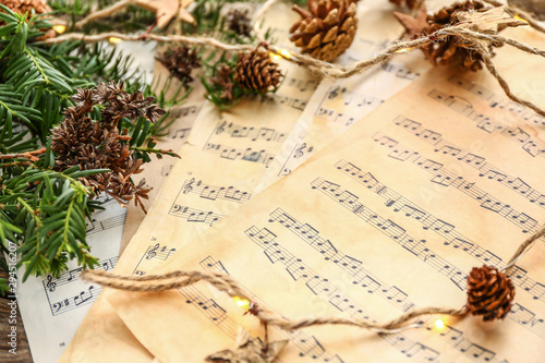 Christmas composition with ...