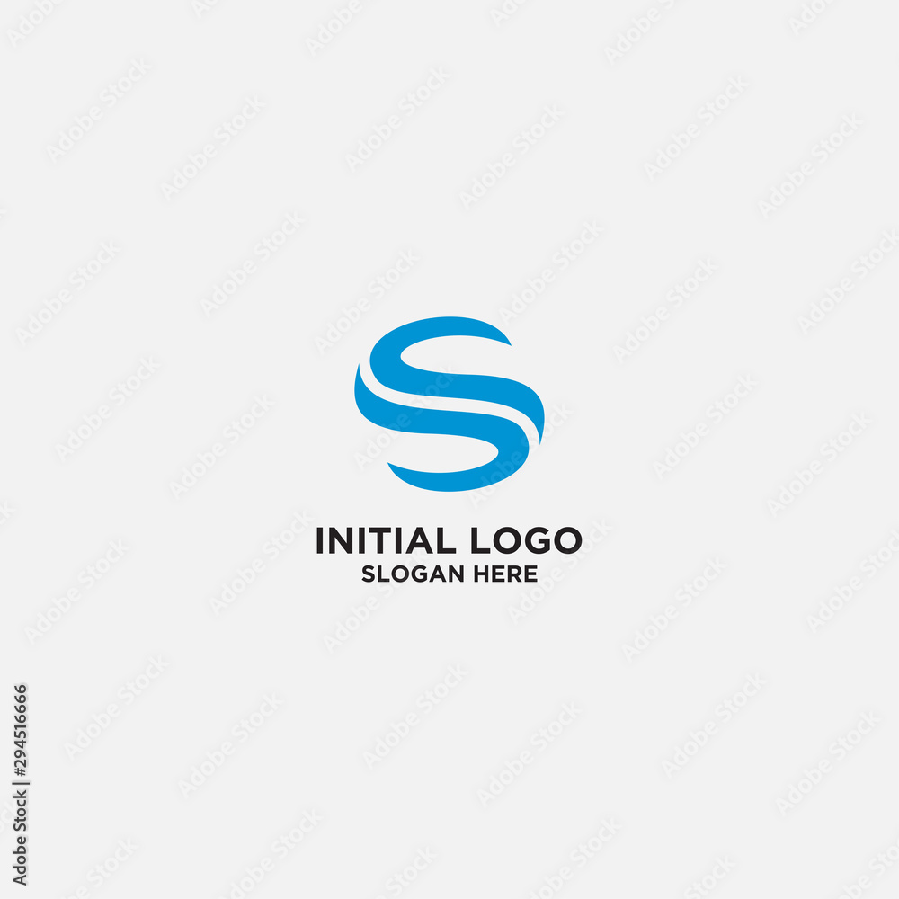 initial letter s logo template - vector initial letter s logo template - vector