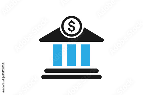 Bank icon vector illustration