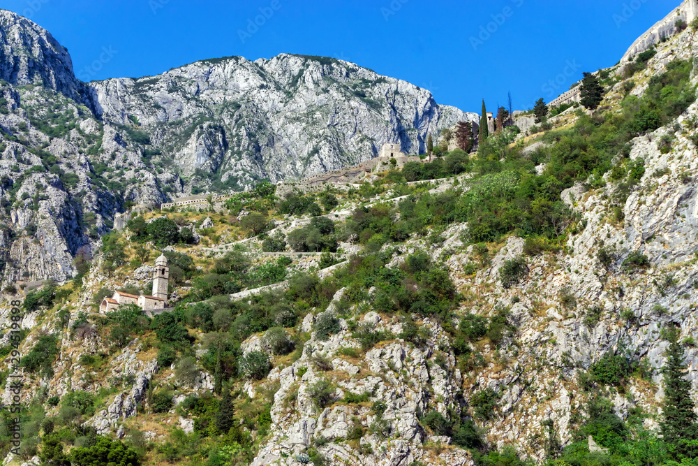 St John Fortress in Kotor, Montenegro