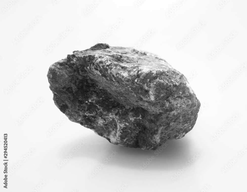 Grey stone isolated on white background Grey stone isolated on white background