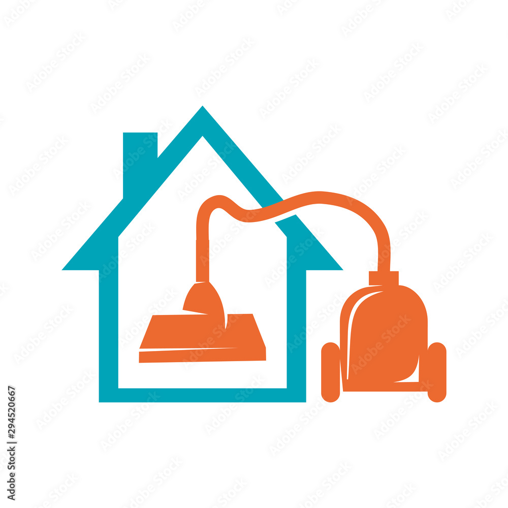 Cleaning Service Vacuum Business logo design Template Vector Cleaning Service Vacuum Business logo design Template Vector