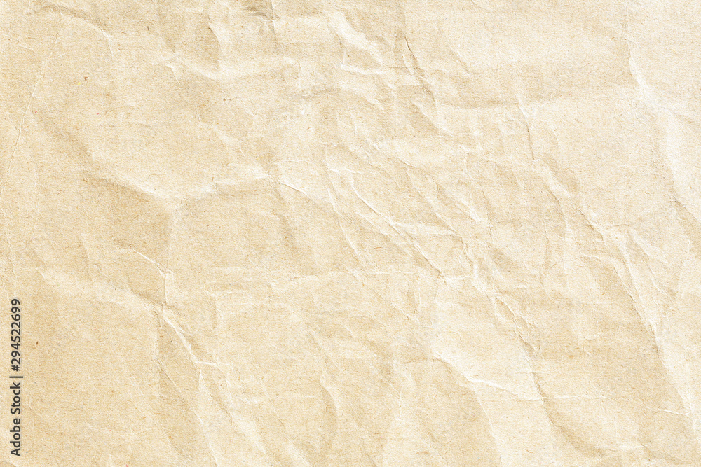 brown crumpled winkle detail background paper texture