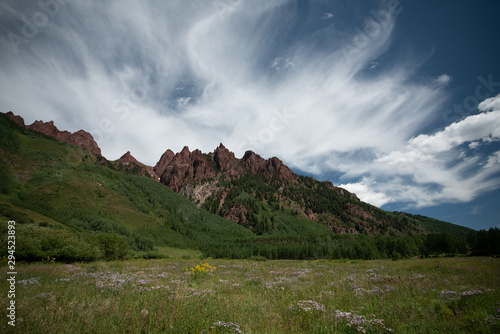 Pictures of the maroon bells in aspen colorado! photo