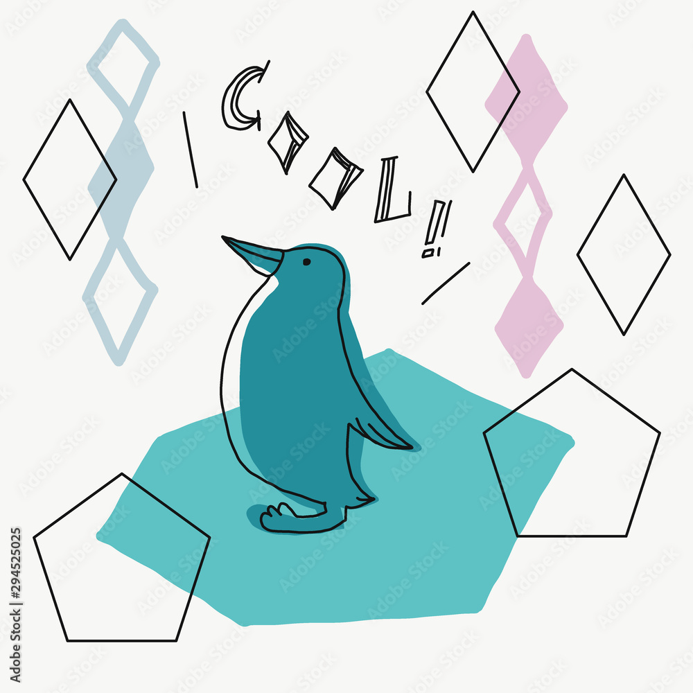 ペンギンさんが涼むエコの可愛いイラスト イメージを伝えるコンセプト素材 Stock Vektorgrafik Adobe Stock ペンギンさんが涼むエコの可愛いイラスト イメージを伝えるコンセプト素材 Stock Vektorgrafik Adobe Stock