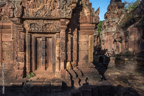 The wonderful Banteay Srei temple in Siem Reap, Cambodia  photo