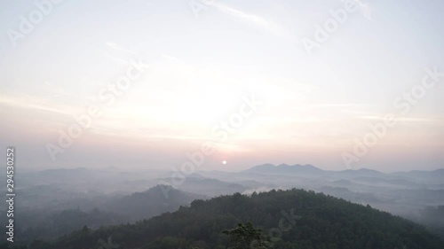 Amazing Sunrise at Narahari Parvatha Temple, DK KA India- Right Pan photo