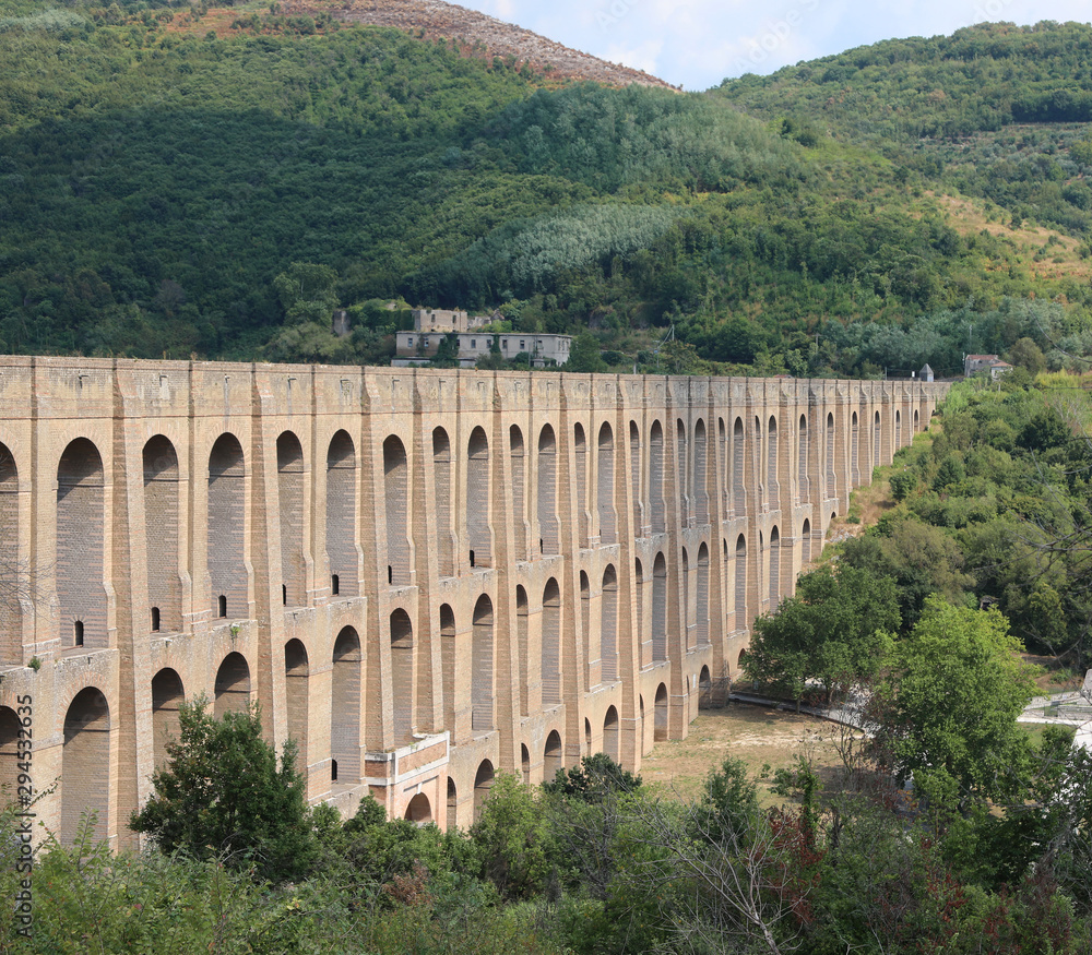 Ancien Caroline Aqueduct in South Italy