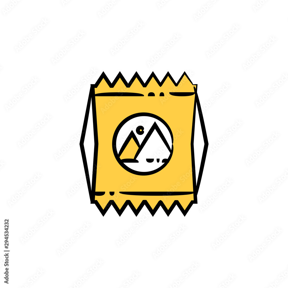 snack package and branding design concept yellow hand drawn design snack package and branding design concept yellow hand drawn design