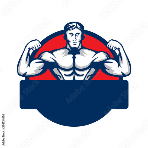 Fitness Logo, Body Builder Logo