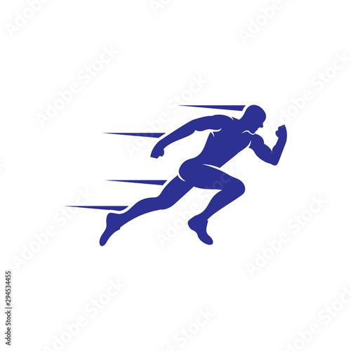 Running Logo, Athletic Logo, Running Man Logo