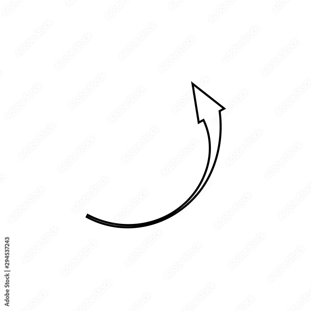 Arrow Icon in trendy flat style isolated on white background. Arrow symbol for your web site design, logo, app, UI. Vector illustration, EPS10. Arrow Icon in trendy flat style isolated on white background. Arrow symbol for your web site design, logo, app, UI. Vector illustration, EPS10.