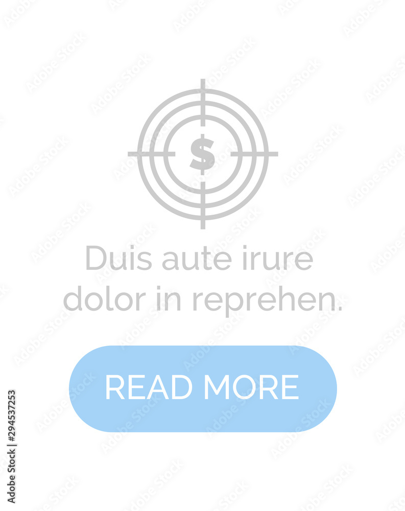 Target with dollar vector, American currency in circle aim with lines, spot isolated flat style. Business and finances assets website with information Target with dollar vector, American currency in circle aim with lines, spot isolated flat style. Business and finances assets website with information