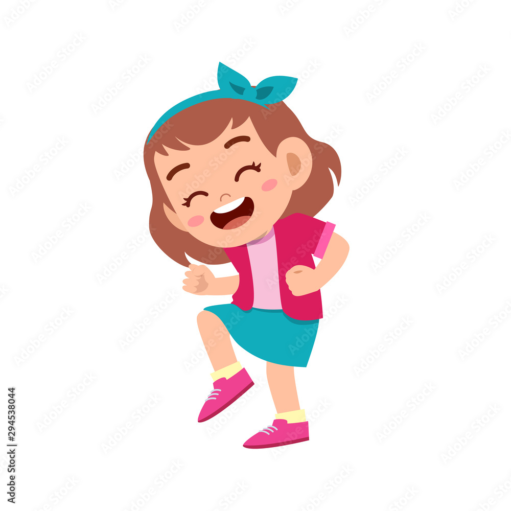 cute kid teen girl show facial expression cute kid teen girl show facial expression