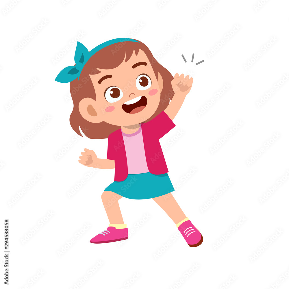 cute kid teen girl show facial expression cute kid teen girl show facial expression