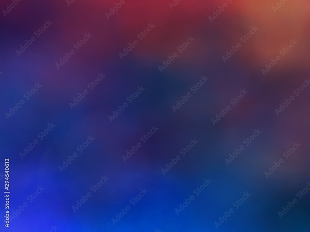 Obraz premium Awesome magic space abstract bokeh flare blur background for web design, colorful, blurred, wallpaper deep and bright blue holi color