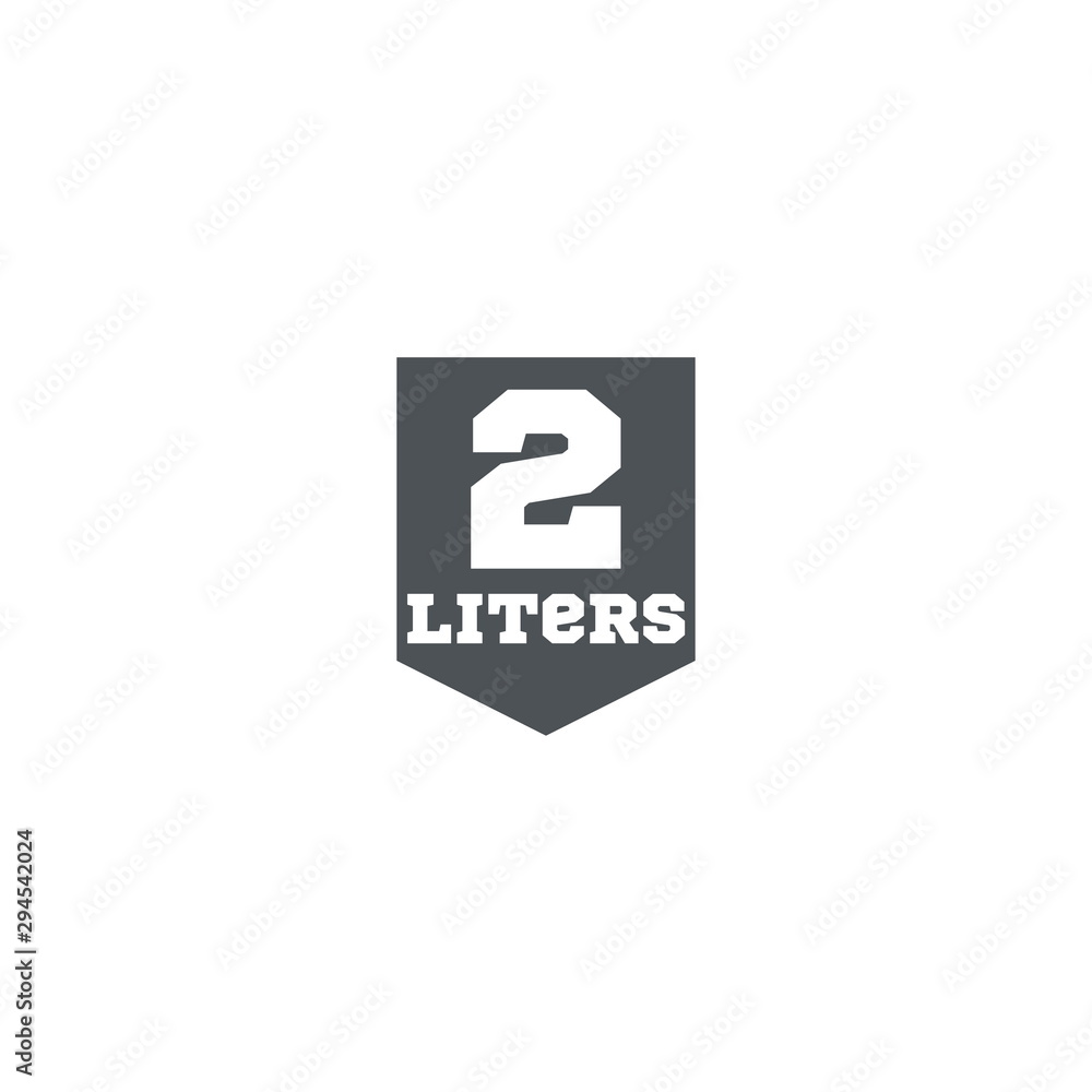2 Liters l sign (l-mark) estimated volumes milliliters (ml) Vect 2 Liters l sign (l-mark) estimated volumes milliliters (ml) Vect