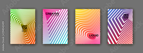 Minimal modern cover design. Dynamic colorful gradients. Future geometric patterns. poster template design.