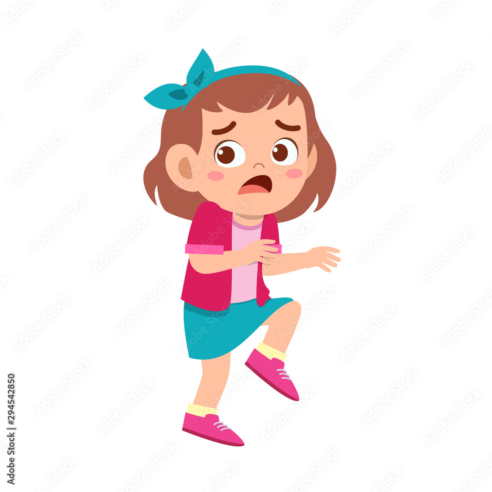 cute kid teen girl show facial expression cute kid teen girl show facial expression