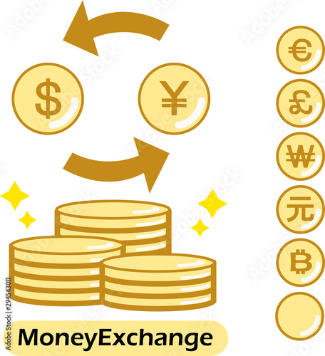 外貨両替イメージ　エクスチェンジ