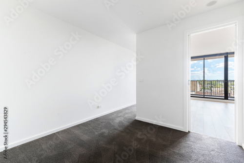 Empty and unfurnished brand new apartment