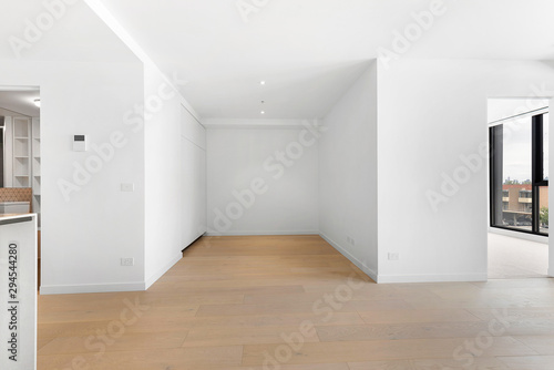 Empty and unfurnished brand new apartment