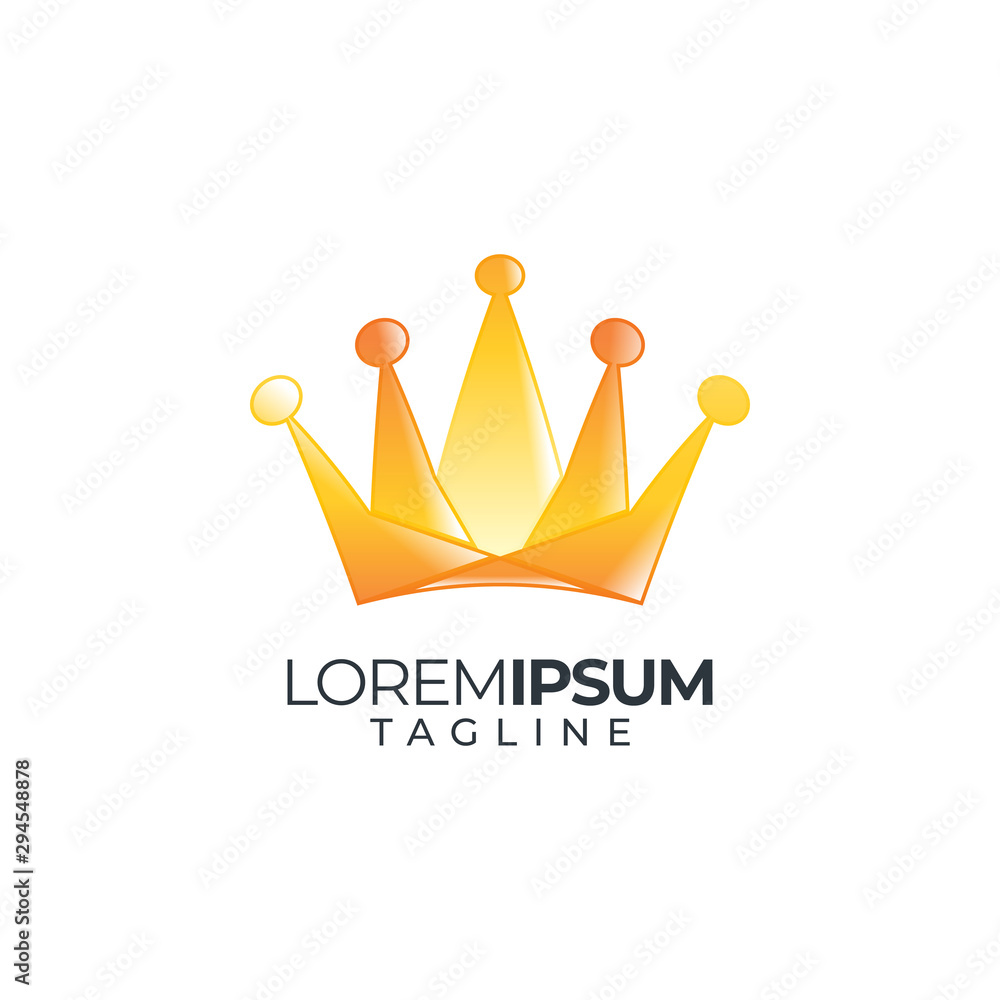 Crown royal graphic design template vector isolated Crown royal graphic design template vector isolated