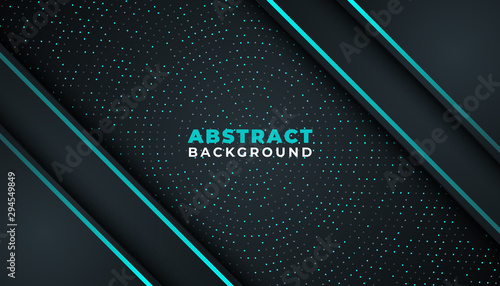 Abstract black blue frame sport design concept innovation background. Technology background. vector illustration.