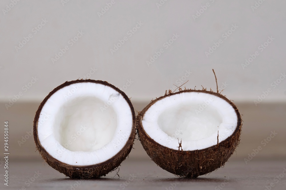 Coconut broken Coconut broken