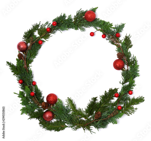 Fototapeta christmas wreath