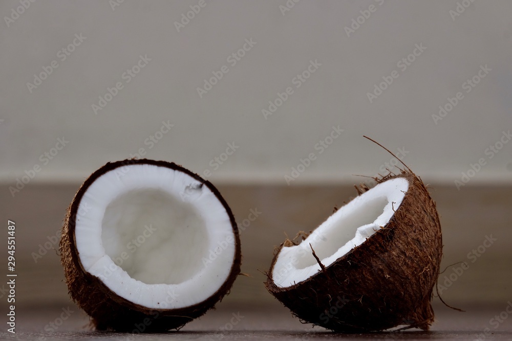 Coconut broken
