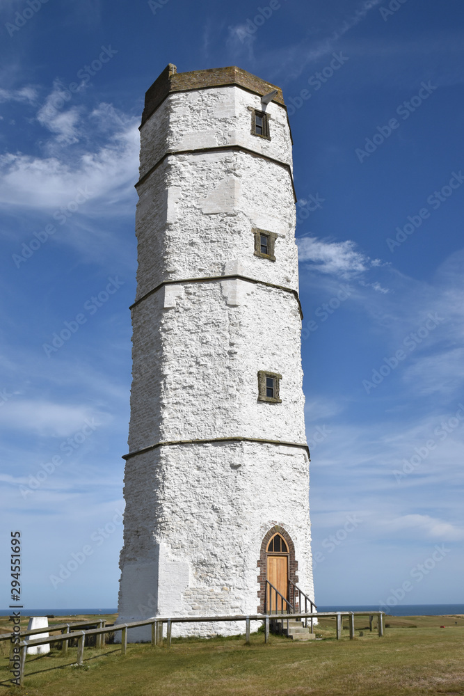 Old lighthouse in Flamborough England