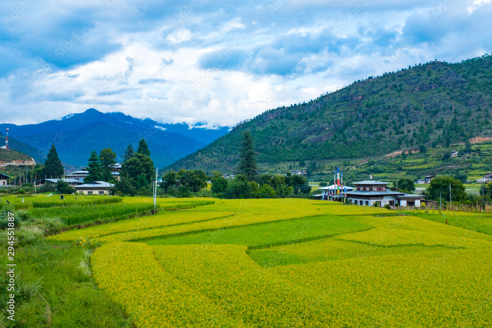 The kingdom of Bhutan Paro city