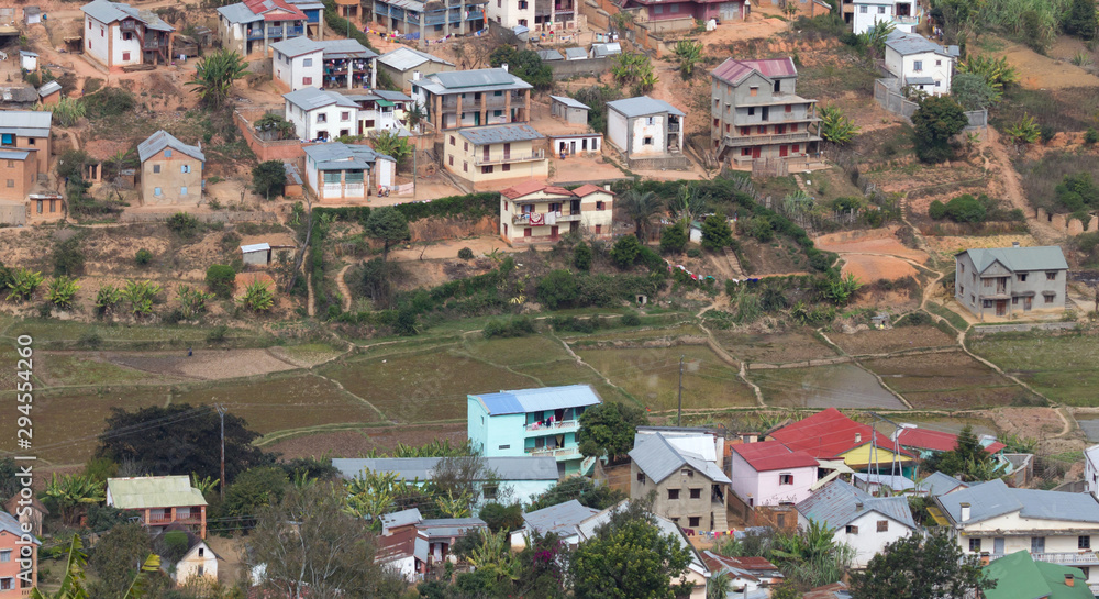 The Malagasy city of Fianarantsoa