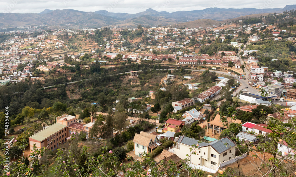 The Malagasy city of Fianarantsoa