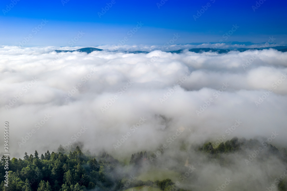 Slovenija from above – Municipality of Horjul – near Ljubljana