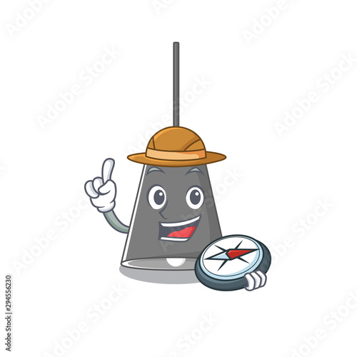 Explorer pendant lamp isolated in the character