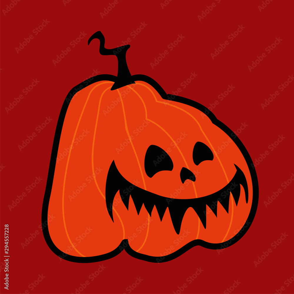 Fototapeta premium Pumpkin Head Series 14