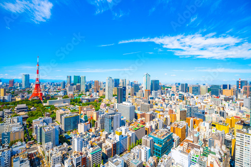 東京タワー 都市風景