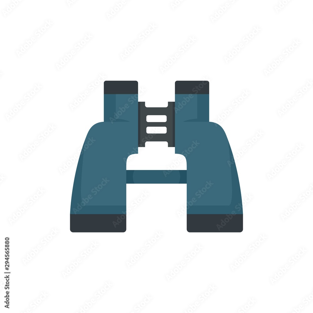 Binoculars icon. Flat illustration of binoculars vector icon for web design Binoculars icon. Flat illustration of binoculars vector icon for web design
