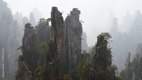 fabulous mountains in a nature reserve in china