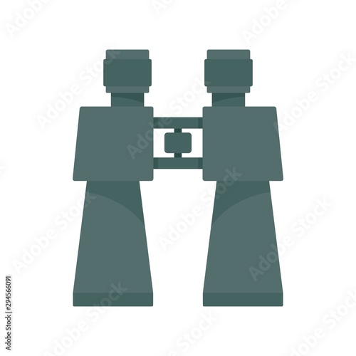 Binocular toy icon. Flat illustration of binocular toy vector icon for web design
