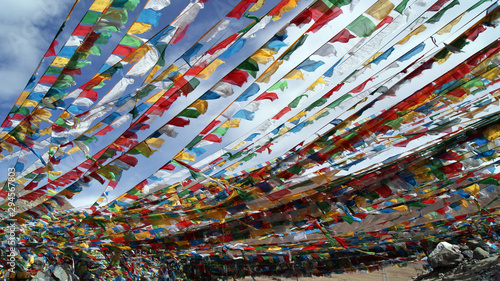 prayer flags in tibetan places of power
