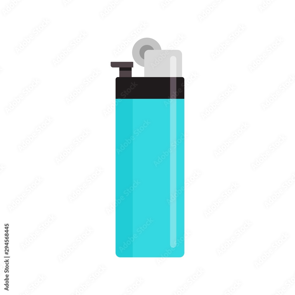 Classic cigarette lighter icon. Flat illustration of classic cigarette lighter vector icon for web design Classic cigarette lighter icon. Flat illustration of classic cigarette lighter vector icon for web design