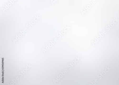 Light silver subtle blurred texture. Smooth pastel blank background. Shiny bright illustration. photo