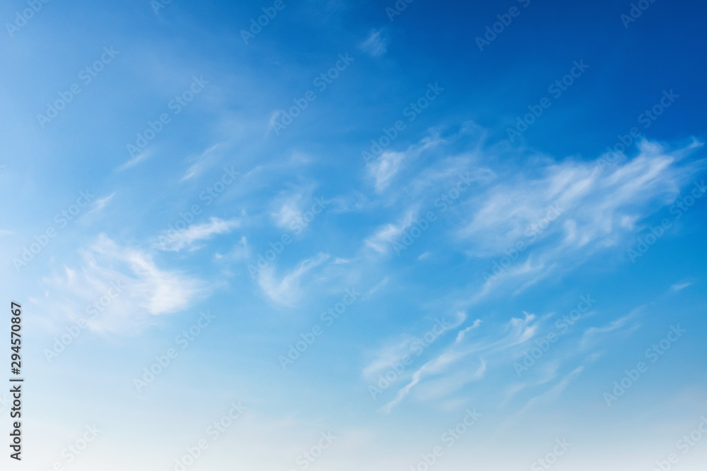 beauty blue sky with white clouds background
