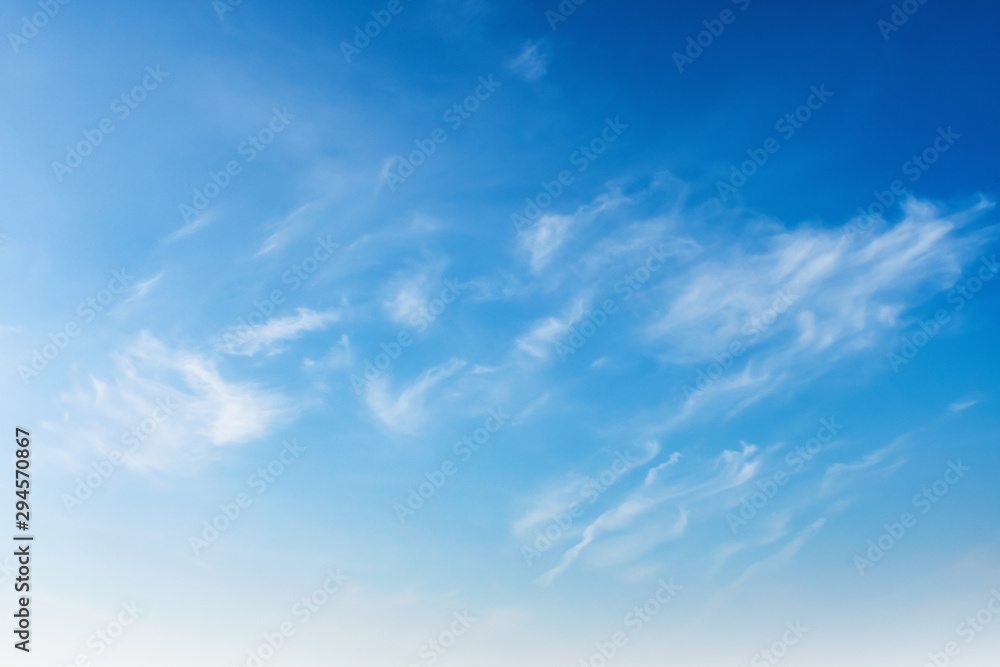Obraz premium beauty blue sky with white clouds background