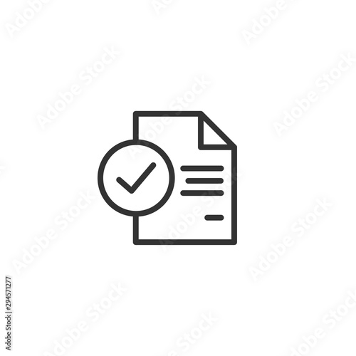 Inspection line icon in simple design on a white background