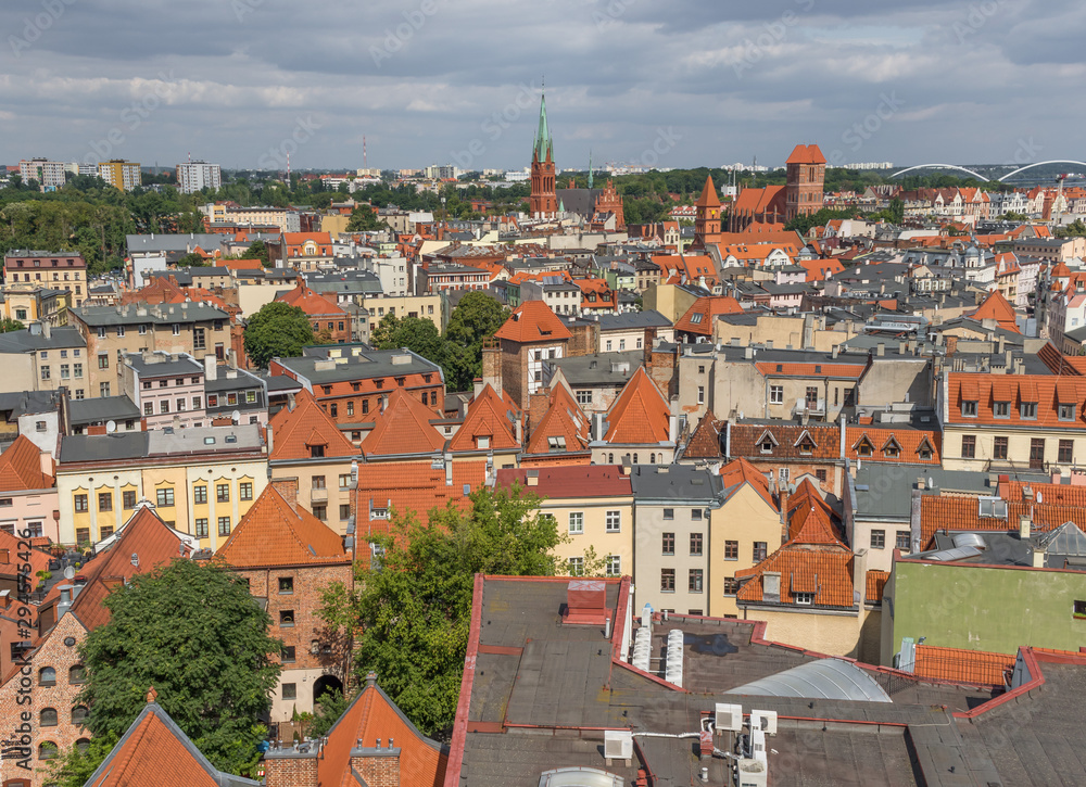 Torun, Poland - located on the Vistula River, Torun displays one of the most wonderful Gothic and Baroque architectures of Poland. Here in particular the Old Town, a Unesco World Heritage site